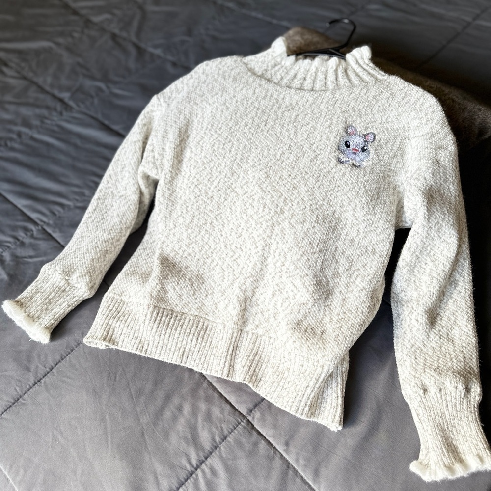 Plush Chenille Half Turtleneck Sweater